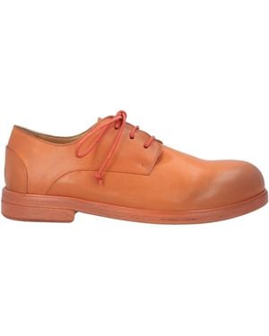 Marsèll Rust Lace-Up Shoes Calfskin - Orange