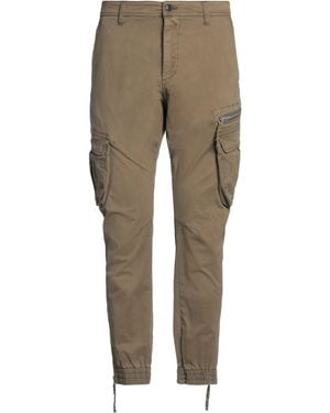 Replay Pants Cotton, Elastane - Natural