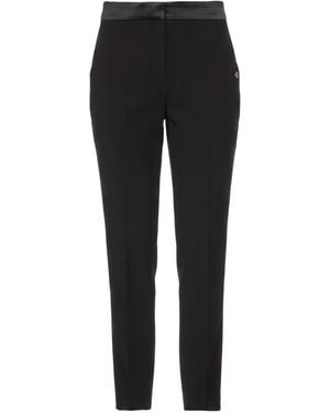 Yes-Zee Pants Polyester, Elastane - Black
