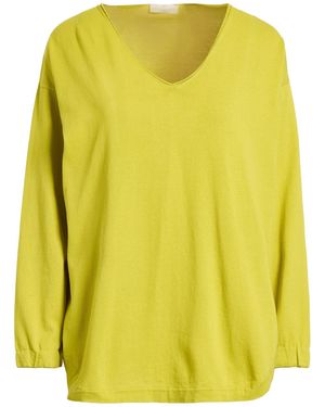 Bruno Manetti Sweater Cotton, Viscose, Polyamide - Yellow