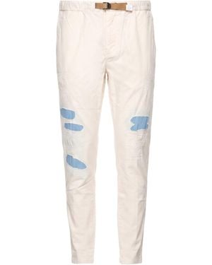 White Sand Ivory Pants Cotton, Elastane - Natural