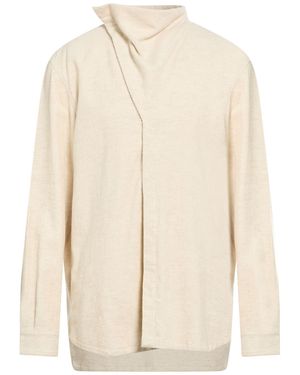 Rick Owens Ivory Shirt Cotton, Linen - Natural