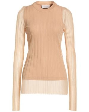 Sportmax Sand Top Polyamide, Polyester - Natural
