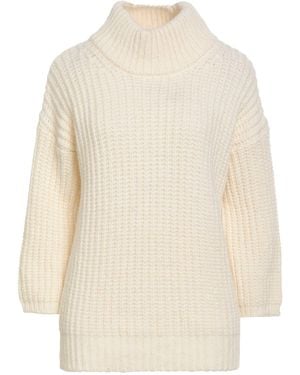 Aragona Ivory Turtleneck Baby Alpaca Wool, Merino Wool, Polyamide - White