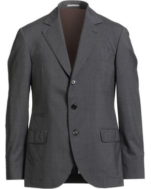 Brunello Cucinelli Blazer Virgin Wool, Silk - Black
