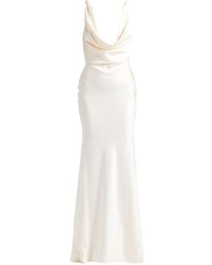 GIUSEPPE DI MORABITO Ivory Maxi Dress Acetate, Viscose, Elastane - White