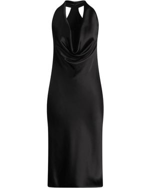 Norma Kamali Midi Dress Polyester - Black