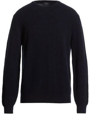 Barba Napoli Midnight Jumper Virgin Wool - Blue