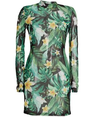 Philipp Plein Mini Dress Polyester, Elastane - Green