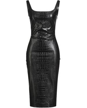 La Petite Robe Di Chiara Boni Midi Dress Polyamide, Elastane - Black
