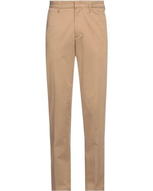 dunhill Trousers Cotton, Mulberry Silk, Elastane - Natural