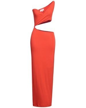 Lama Jouni Midi-Kleid - Rot