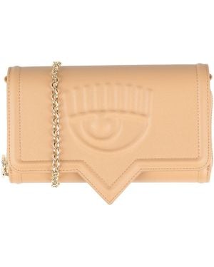 Chiara Ferragni Crossbody Wallets - Natural