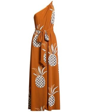 Siyu Vestido Largo - Naranja