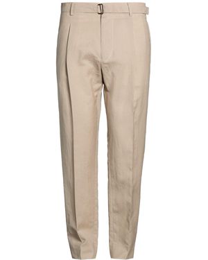 BE ABLE Trousers Virgin Wool, Linen - Natural
