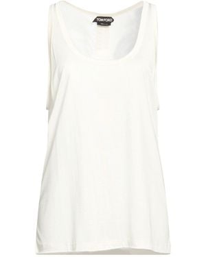 Tom Ford Tank Top Silk - White