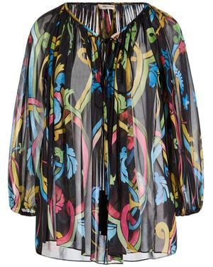 Roberto Cavalli Top Silk - Blue
