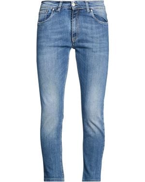Daniele Alessandrini Jeans Cotton, Elastane - Blue