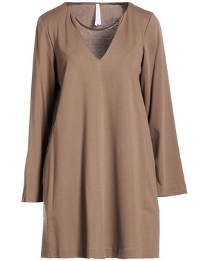 Imperial Mini Dresses - Brown