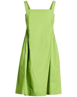 SOLOTRE Midi Dress Cotton - Green
