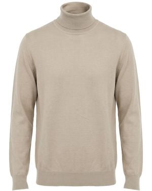 Drumohr Turtleneck Merino Wool - Natural