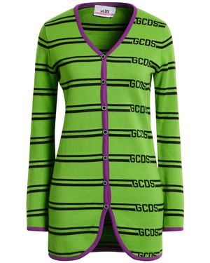Gcds Cardigan Wool, Dralon - Green