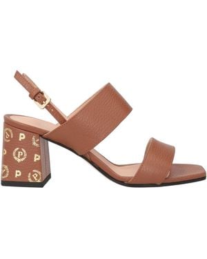Pollini Sandals Calfskin - Brown