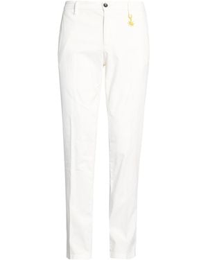 Manuel Ritz Trousers Cotton, Elastane - White