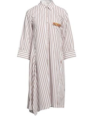 Le Sarte Pettegole Vestito Midi - Bianco