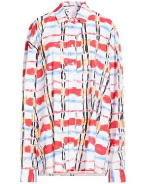 Stella Jean Shirt Cotton, Polyamide, Elastane - Red