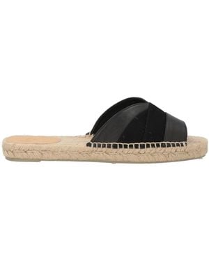 Castañer Espadrilles Textile Fibres, Leather - Black