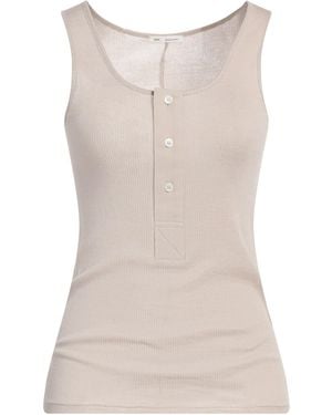 AMI PARIS Sleeveless dress ベージュ AMI Paris SHORT DRESS WITH HIDDEN TAB | REVERSIBLE