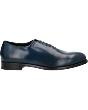 RICHARD OWE'N Midnight Lace-Up Shoes Leather - Blue