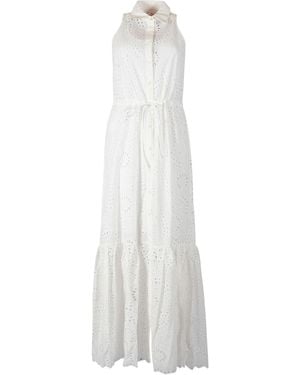 Mc2 Saint Barth Robe midi - Blanc