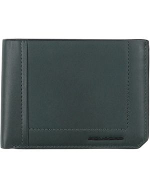 Piquadro Military Wallet Cow Leather - Green