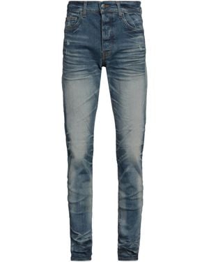Amiri Jeans Cotton, Elastomultiester, Elastane - Blue