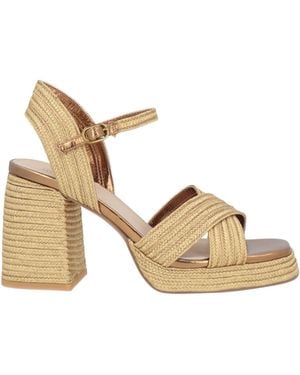 Exe' Sandals - Metallic