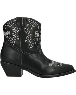 Le Silla Ankle Boots Leather - Black