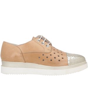Keys Sand Lace-Up Shoes Leather - Brown