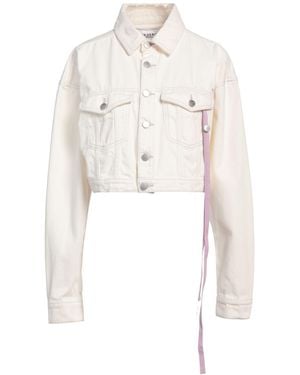 ICON DENIM Ivory Denim Outerwear Cotton - White