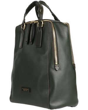The Bridge Dark Backpack Leather - Green