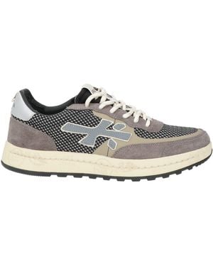 Premiata Sneakers Leather, Textile Fibers - White