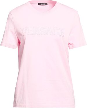 Versace T-Shirt Cotton - Pink