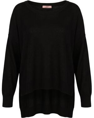 Carla G Jumper Wool, Acrylic - Black