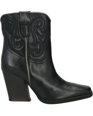 Divine Follie Botines De Caña Alta - Negro