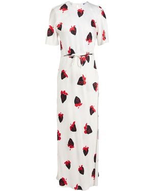 MSGM Vestito Midi - Bianco