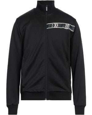 Bikkembergs Sweatshirt Polyester, Cotton, Elastane - Black