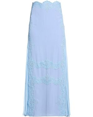Ermanno Scervino Light Maxi Skirt Silk - Blue