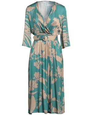 Kaos Midi Dress Viscose - Green