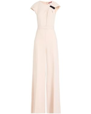 Max Mara Jumpsuit Triacetate, Polyester - White